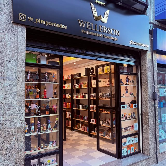 Fachada da loja Wellerson Perfumaria & Importados